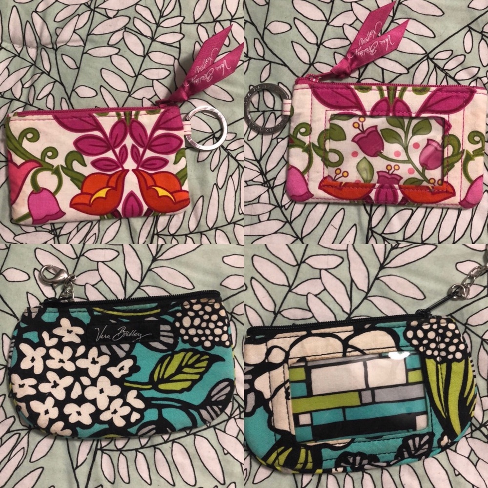 Pair of Vera Bradley change purses/ID holders